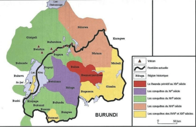 Rwanda Map before 1885